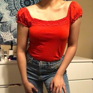 Zara off the shoulder top